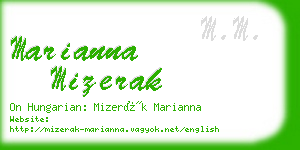 marianna mizerak business card